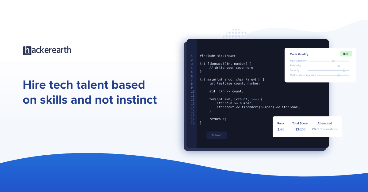 Tech Hiring & Developer Recruitment Platform | HackerEarth